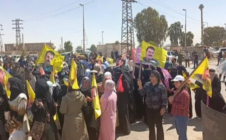 مطالبات في دير الزور بتحقيق حرية القائد عبد الله أوجلان الجسدية