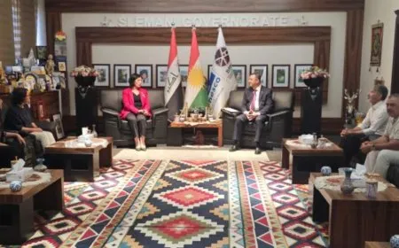 وفد حزب المساواة وديمقراطية الشعوب يزور محافظ السليمانية