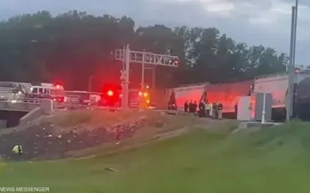 قتيلان في حادث تصادم قطار بمشاة في ولاية أوهايو الأميركية