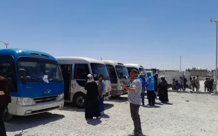 تسيير الرحلة السادسة من الراغبين بالعودة إلى مناطقهم الأصلية
