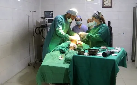 توسعة وإعادة تفعيل لقسمين في مشفى الرقة الوطني