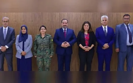 وفد الإدارة الذاتية الديمقراطية يتوجه إلى دمشق