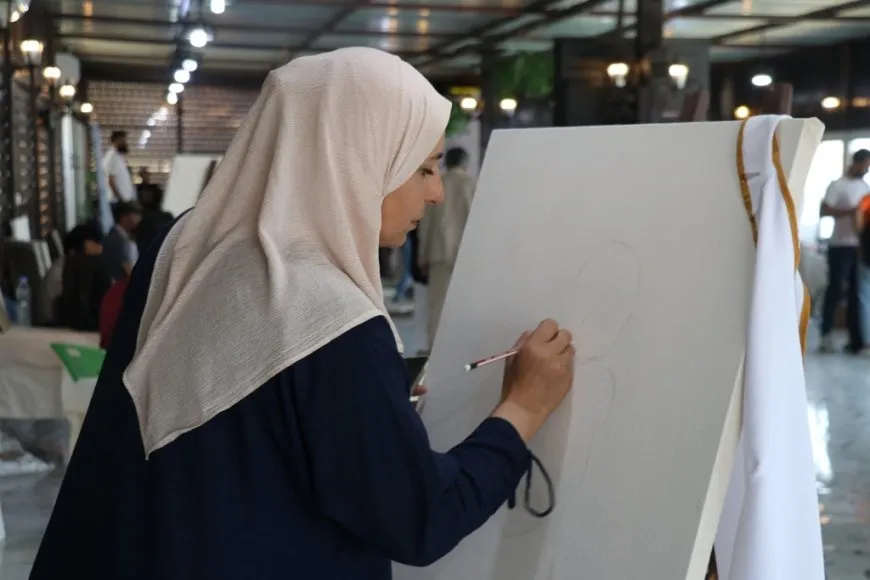 انطلاق أعمال الملتقى الخامس للفن التشكيلي (السمبوزيوم) في الطبقة
