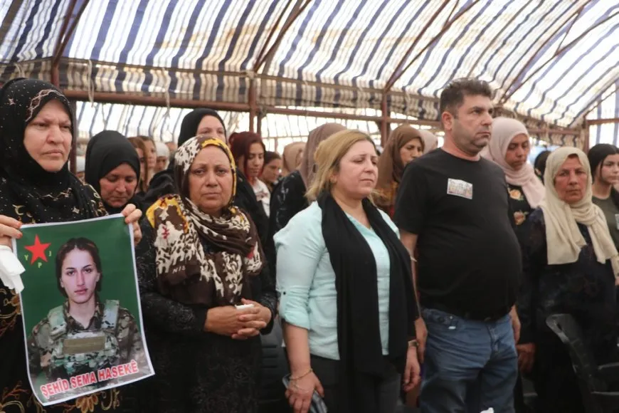 مراسم غيابية لـشهيدات من YPJ في الحسكة