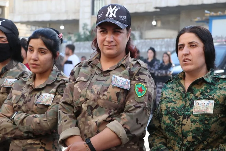 مراسم غيابية لـشهيدات من YPJ في الحسكة