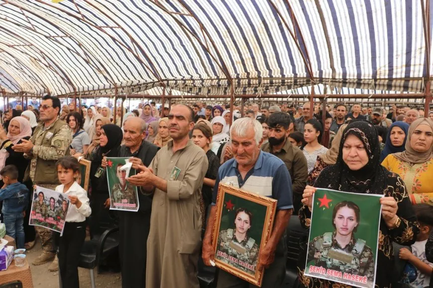 مراسم غيابية لـشهيدات من YPJ في الحسكة