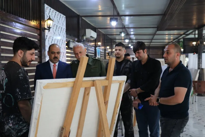 ملتقى روج آفا للفن التشكيلي يواصل فعالياته في يومه الثالث