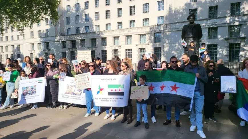 فعالية في بريطانيا دعماً للسويداء ورفضاً للانتهاكات بحق "الدروز"