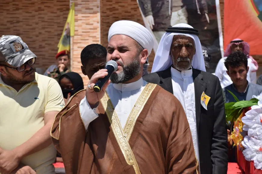 تشييع جثمان مقاتل قسد في تل كوجر 