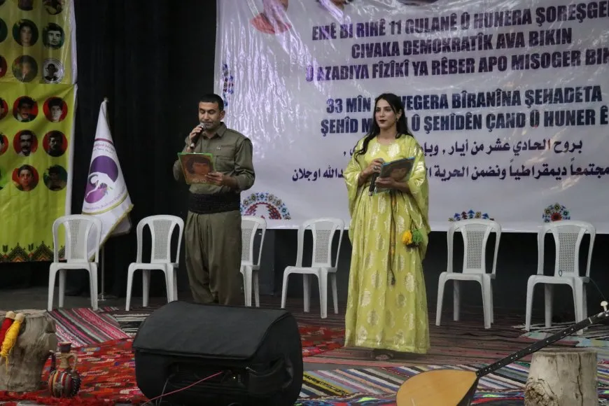 إحياء الذكرى الـ 33 لاستشهاد الفنانة مزكين في قامشلو