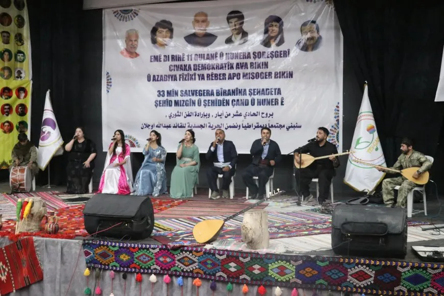إحياء الذكرى الـ 33 لاستشهاد الفنانة مزكين في قامشلو