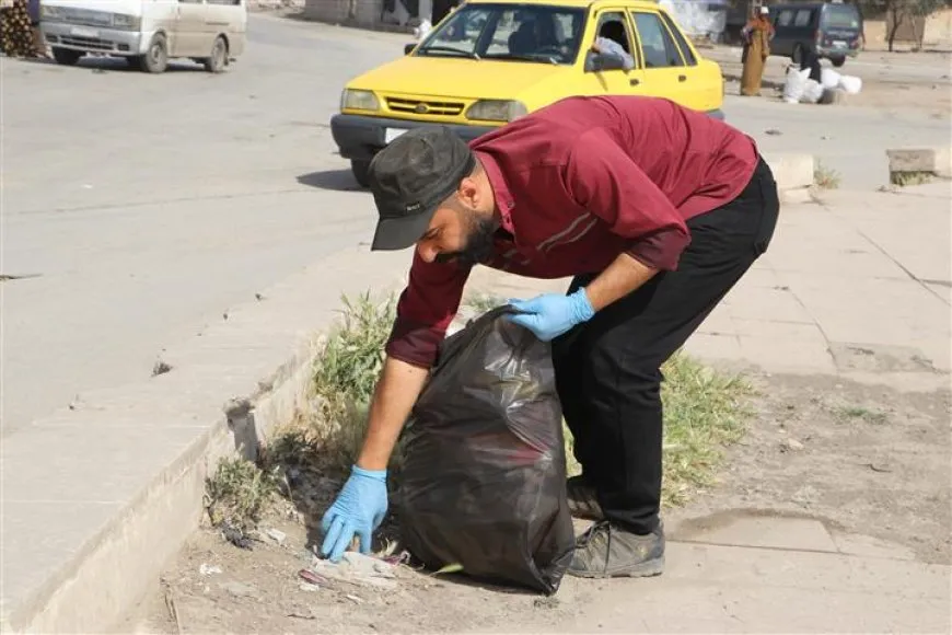 مبادرة في حي النشوة بالحسكة لتعزيز الوعي البيئي والمسؤولية المجتمعية