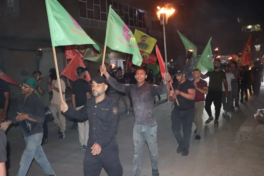 إحياء ذكرى القياديين علي حيدر كايتان ورضا آلتون بمراسم حاشدة