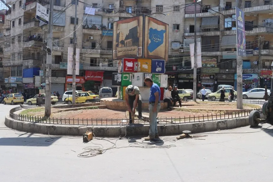 البدء ببناء دوّار جديد  في حي الأشرفية لتحسين الحركة المرورية
