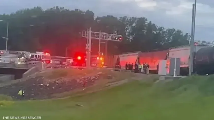 قتيلان في حادث تصادم قطار بمشاة في ولاية أوهايو الأميركية