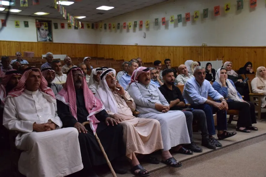 وجهاء العشائر العربية في كركي لكي يؤكدون استعدادهم لبناء سوريا ديمقراطية
