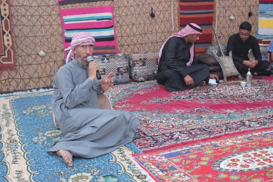 فعالية شعرية وغنائية إحياءً للتراث الشعبي في تل براك