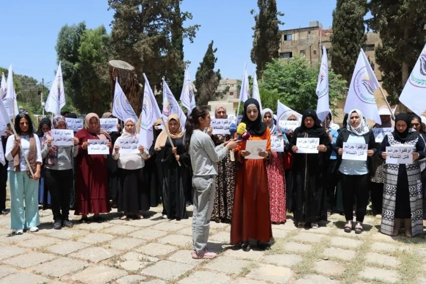 تجمّع نساء زنوبيا في الطبقة يدين تصاعد العنف ضد النساء والأطفال