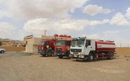 فوج إطفاء مقاطعة دير الزور يعلن جاهزيته لحماية المحاصيل الزراعية من الحرائق