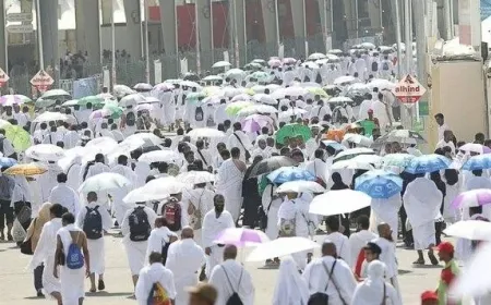أكثر من مليون حاجّ يبدؤون مناسك الحج وسط درجات حرارة مرتفعة 
