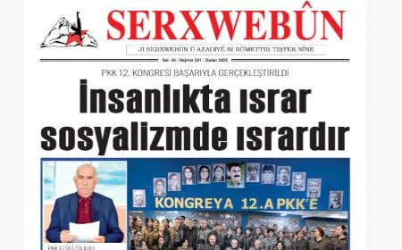 صحيفة سرخبون تنشر توجيهات القائد المرسلة إلى المؤتمر الثاني عشر لـ PKK