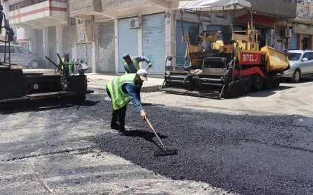 من الطرق للمياه.. مشاريع خدمية تستمر بوتيرة عمل عالية في شمال وشرق سوريا