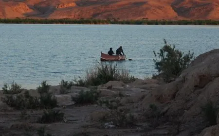 بحيرة الخاتونية.. المتنفس الطبيعي لأهالي الهول