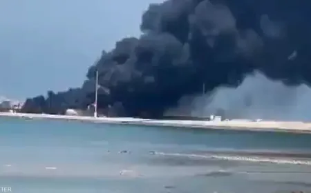 وفاة 3 اشخاص جرّاء حريق بميناء بوشهر الإيراني