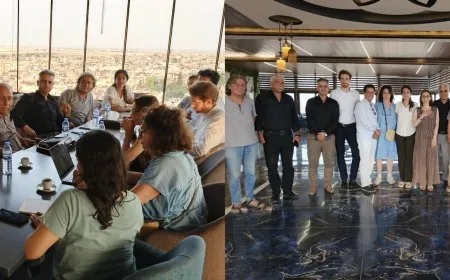 وفد أوروبي يبحث أوضاع المهجّرين قسراً مع ممثلين عن مهجّري سري كانيه وعفرين