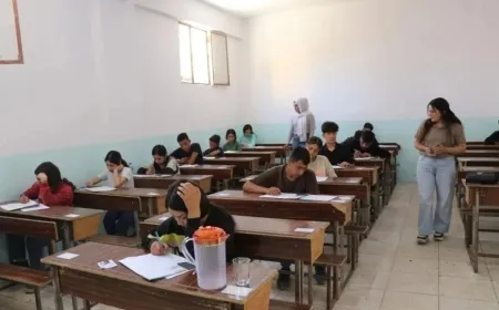 تحضيرات لبدء العملية الامتحانية في مقاطعة الرقة