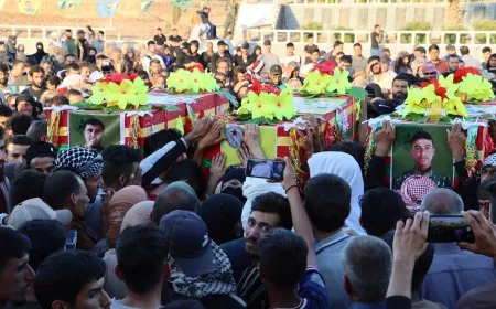 تربه سبيه تودّع ثلاثة من شهدا ئها  بمراسم جماهيرية