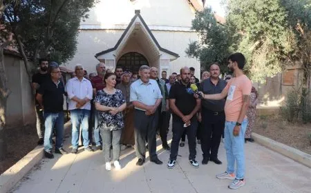 من تل تمر إدانة للتفجير الذي استهدف كنيسة مار إلياس