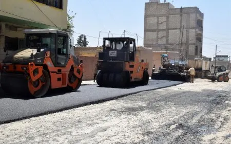 بلدية الشعب في الدرباسية تبدأ تنفيذ خطة شاملة لتزفيت الشوارع الرئيسة والفرعية