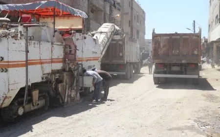بلدية الطبقة تباشر تنفيذ مشروع تعبيد الطرق بتكلفة 725 ألف دولار أمريكي