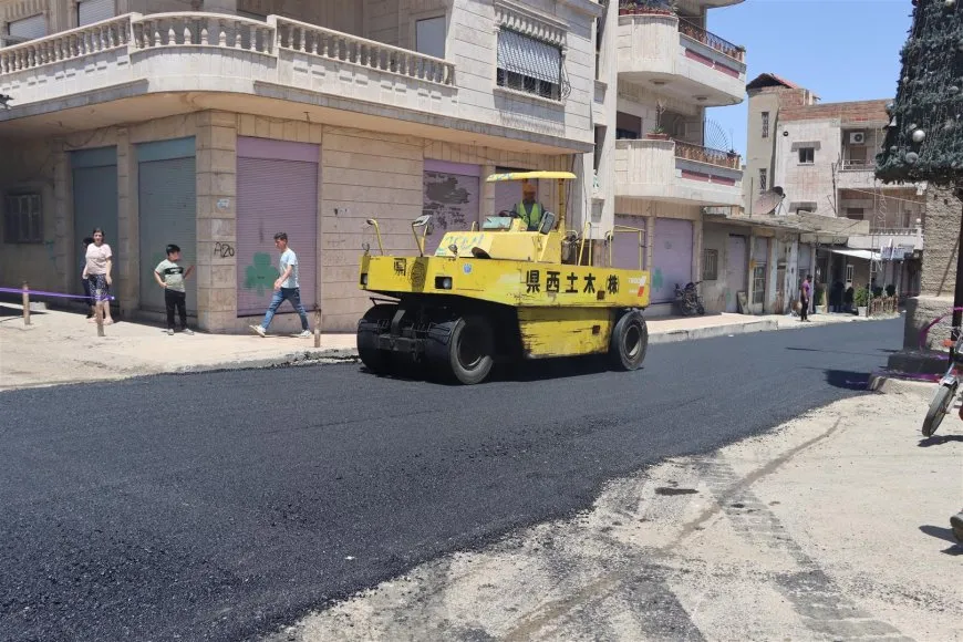 من الطرق للمياه.. مشاريع خدمية تستمر بوتيرة عمل عالية في شمال وشرق سوريا