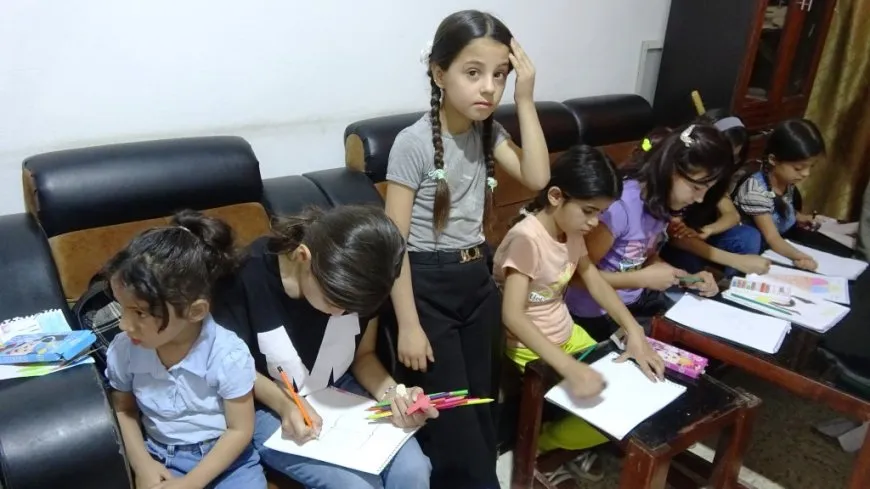 أطفال عين عيسى يرسمون لمستقبل واعد