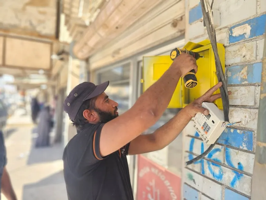 استمرار تركيب العدادات الإلكترونية في إقليم شمال وشرق سوريا