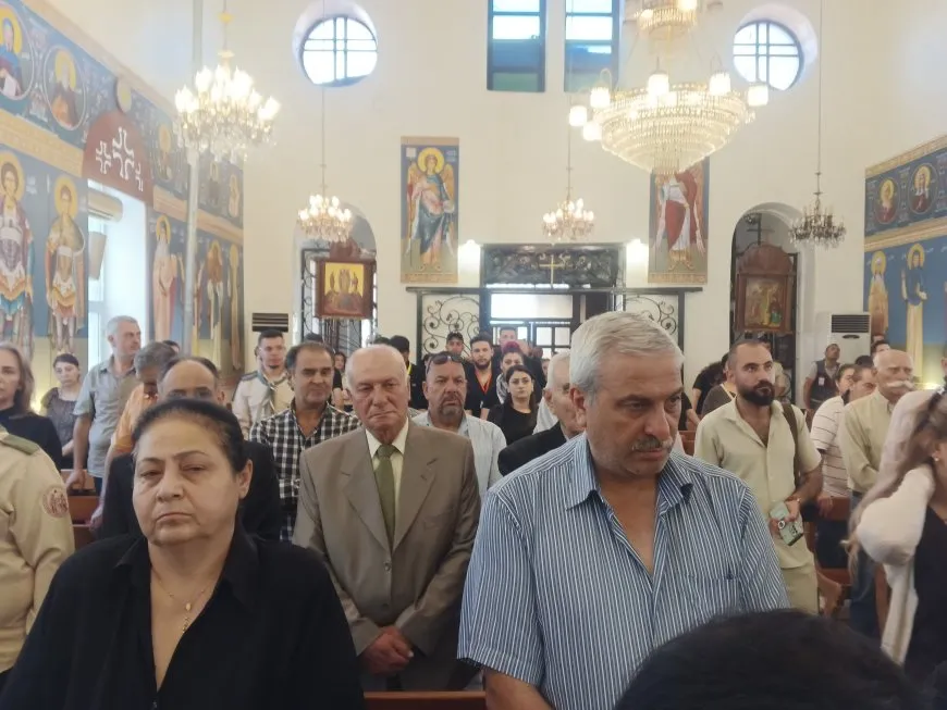 قدّاس تكريمي في السويداء لشهداء كنيسة مار إلياس