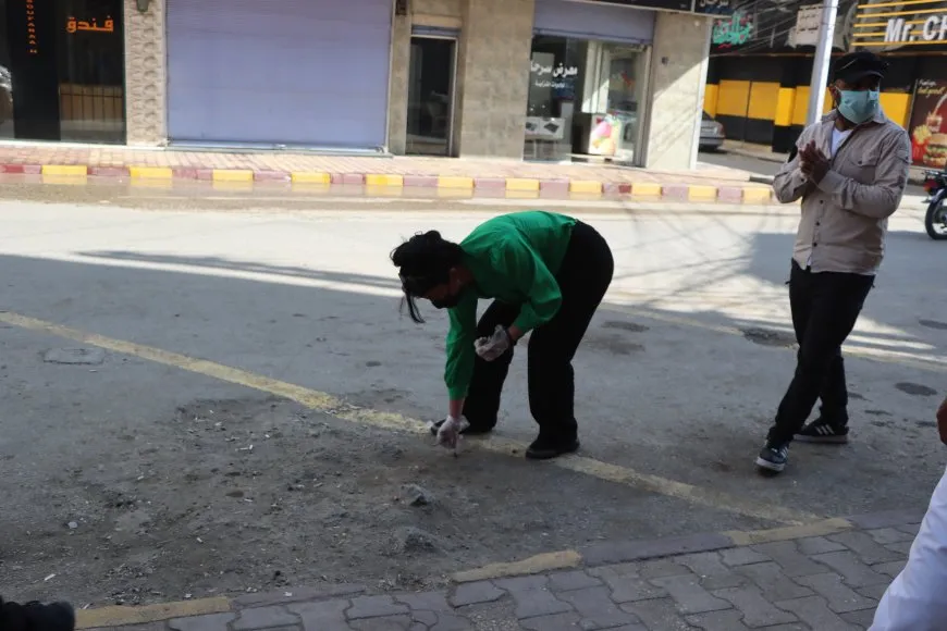 أعمال نظافة مشتركة في قامشلو تعزيزًا للوعي البيئي