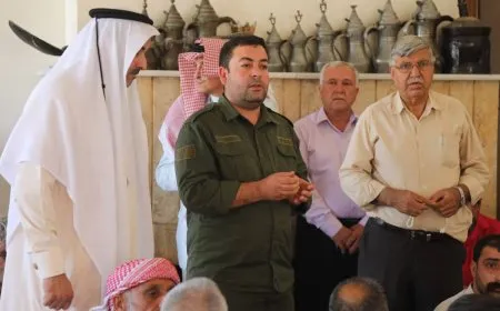 قوى الأمن الداخلي تعقد صلحاً عشائرياً بين البوسرايا والشيخان في الرقة