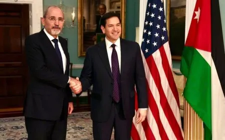 وزير الخارجية الأردني يبحث في واشنطن تثبيت وقف إطلاق النار جنوب سوريا