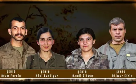 HPG تكشف سجلّ أربعة مقاتلين وتعاهد بالوفاء لنضالهم