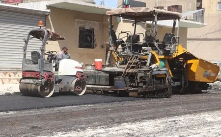 الاستمرار بمشاريع تأهيل البنى التحتية في مقاطعة الرقة