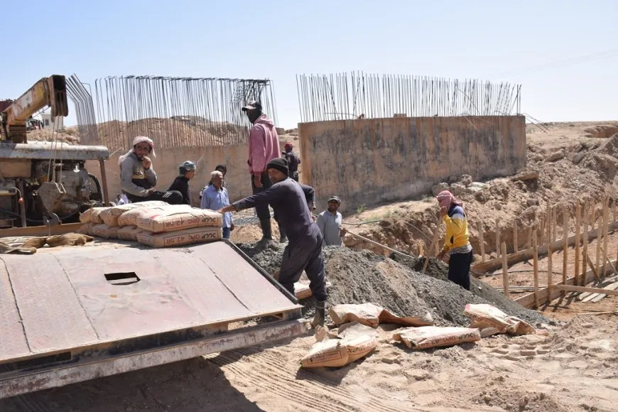 بدء مشروع إعادة تأهيل جسر العطالة في مدينة العريشة
