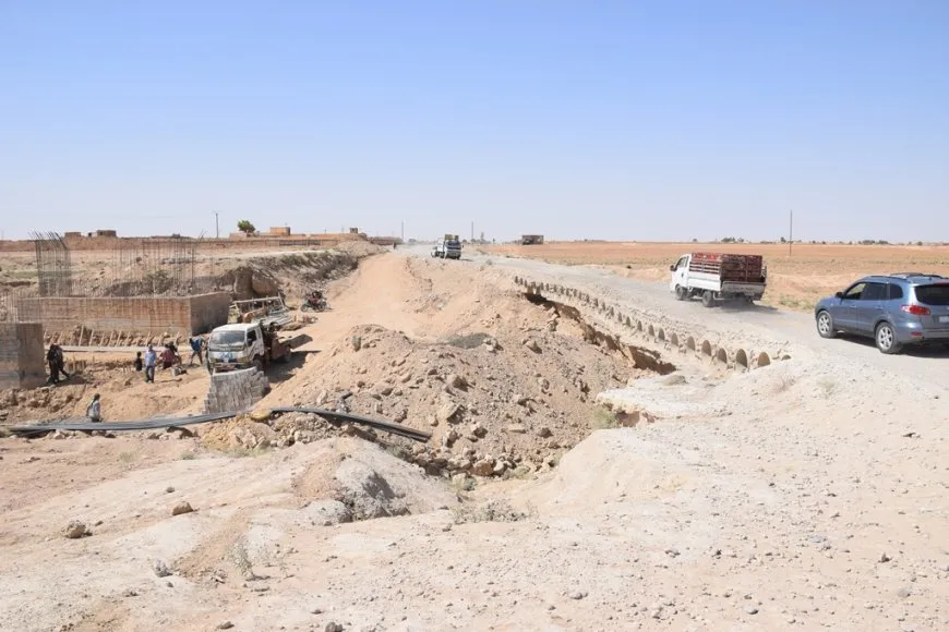 بدء مشروع إعادة تأهيل جسر العطالة في مدينة العريشة