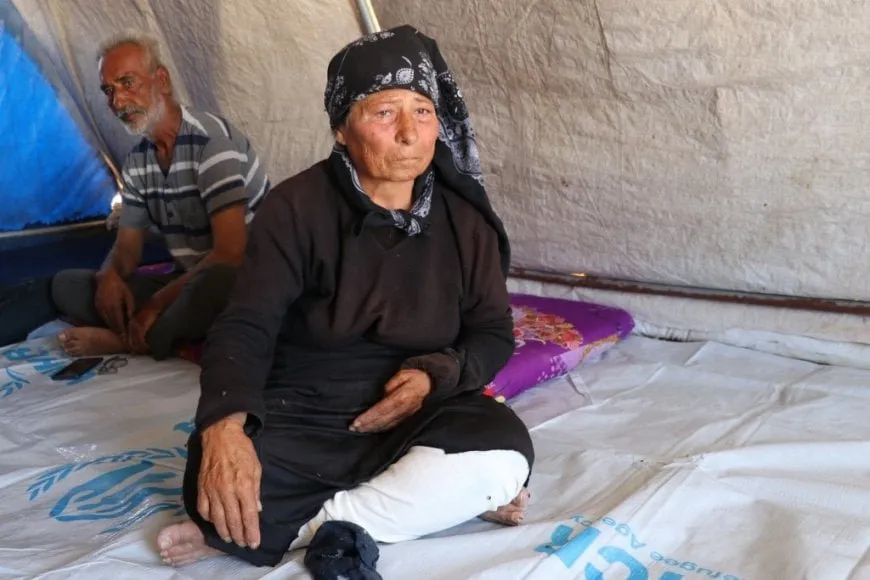 نطق دمعها حين عجز لسانها عن مناداة عفرين المحتلة