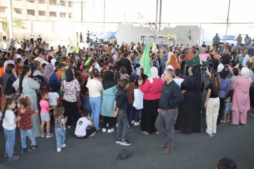 فعالية ترفيهية في الرقة لأطفال عفرين والشهباء تزرع البهجة في القلوب