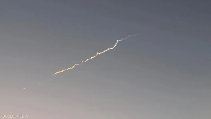 الجيش الإسرائيلي يعلن اعتراض صاروخ أُطلِق من اليمن
