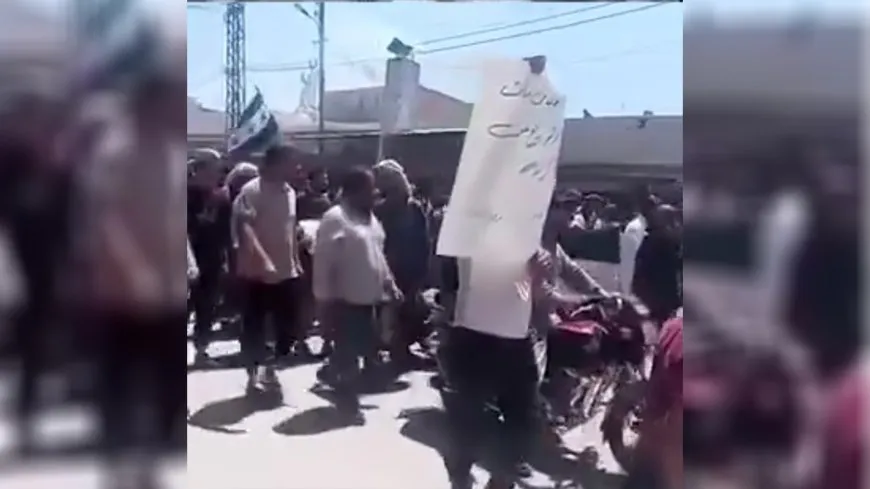 مظاهرات في تل أبيض وسلوك المحتلتين ضد الاحتلال التركي وسياساته
