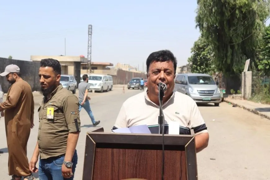 تقديم واجب العزاء لذوي مقاتل قسد في الرقة